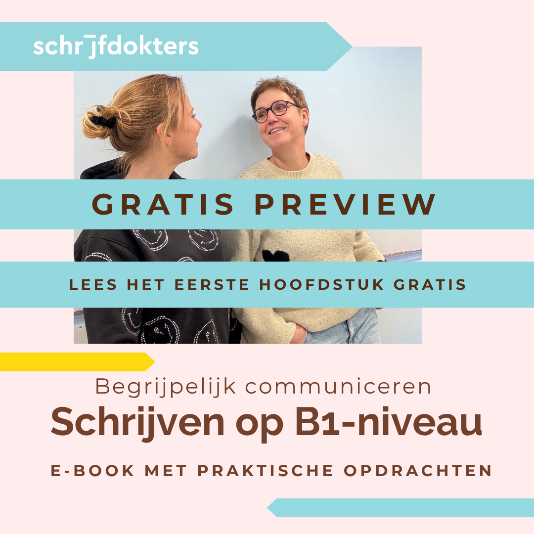 Preview van e-book 'Schrijven op B1-niveau'