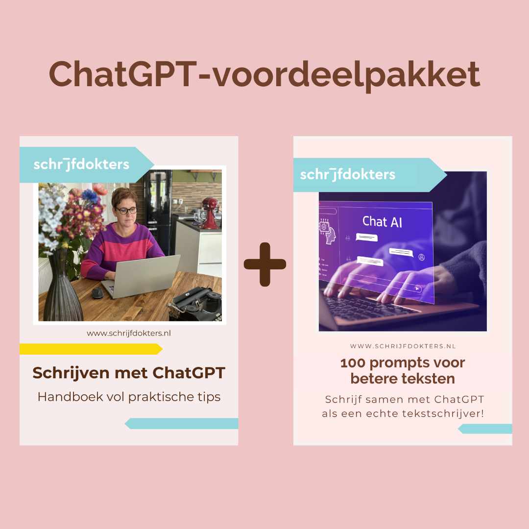 ChatGPT-voordeelpakket: praktisch handboek + 100 schrijfprompts