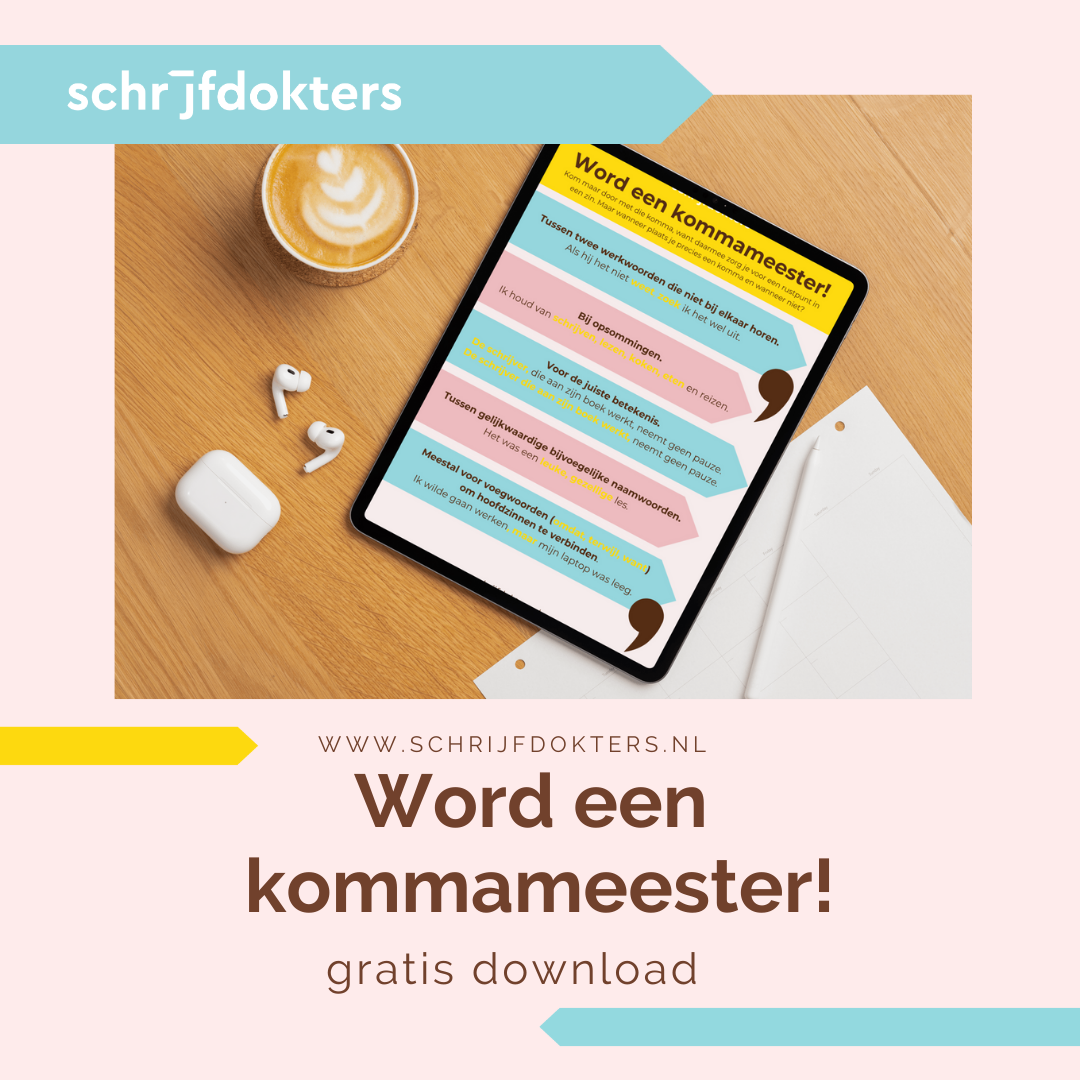 Word een kommameester!