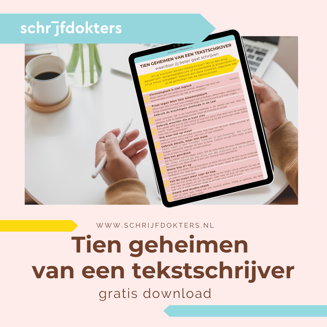 Tien geheimen van een tekstschrijver